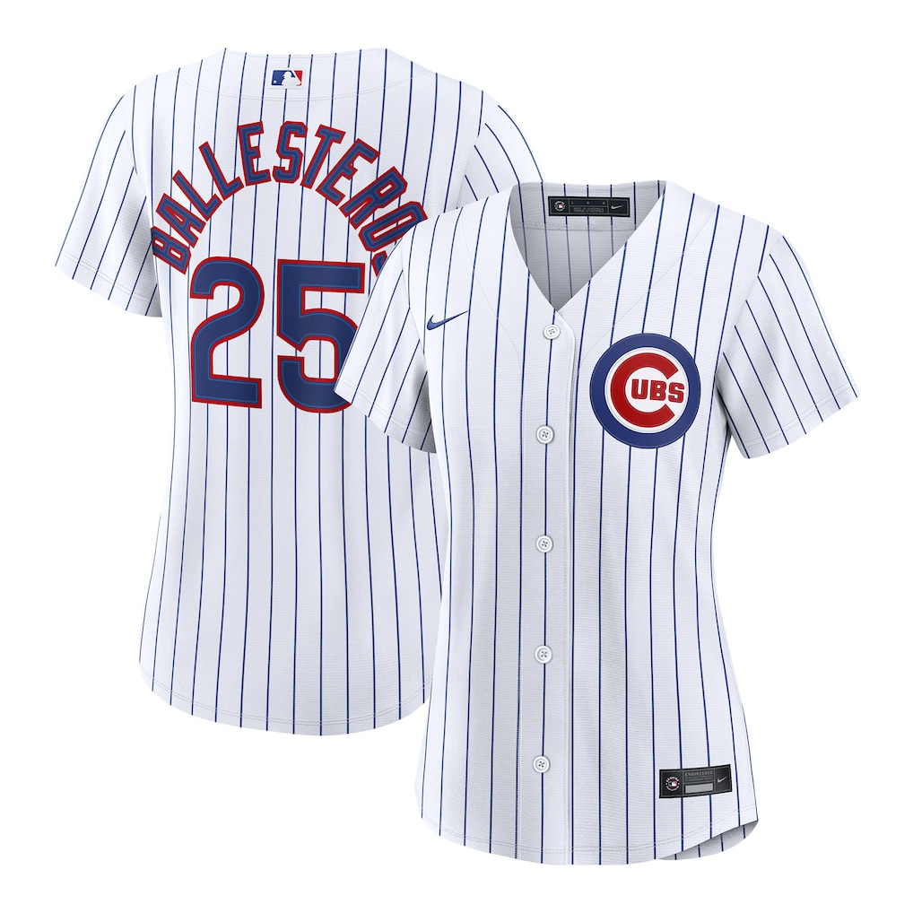 Women's Chicago Cubs Moisés Ballesteros Nike White Home Replica Jersey - Jersey