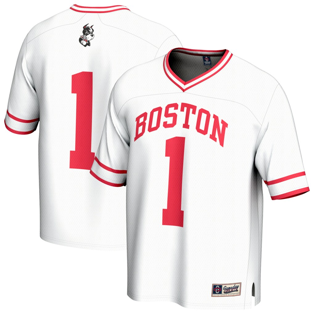 Unisex GameDay Greats White Boston University Lightweight Collegiate Men's Lacrosse Fashion Jersey - Jersey
