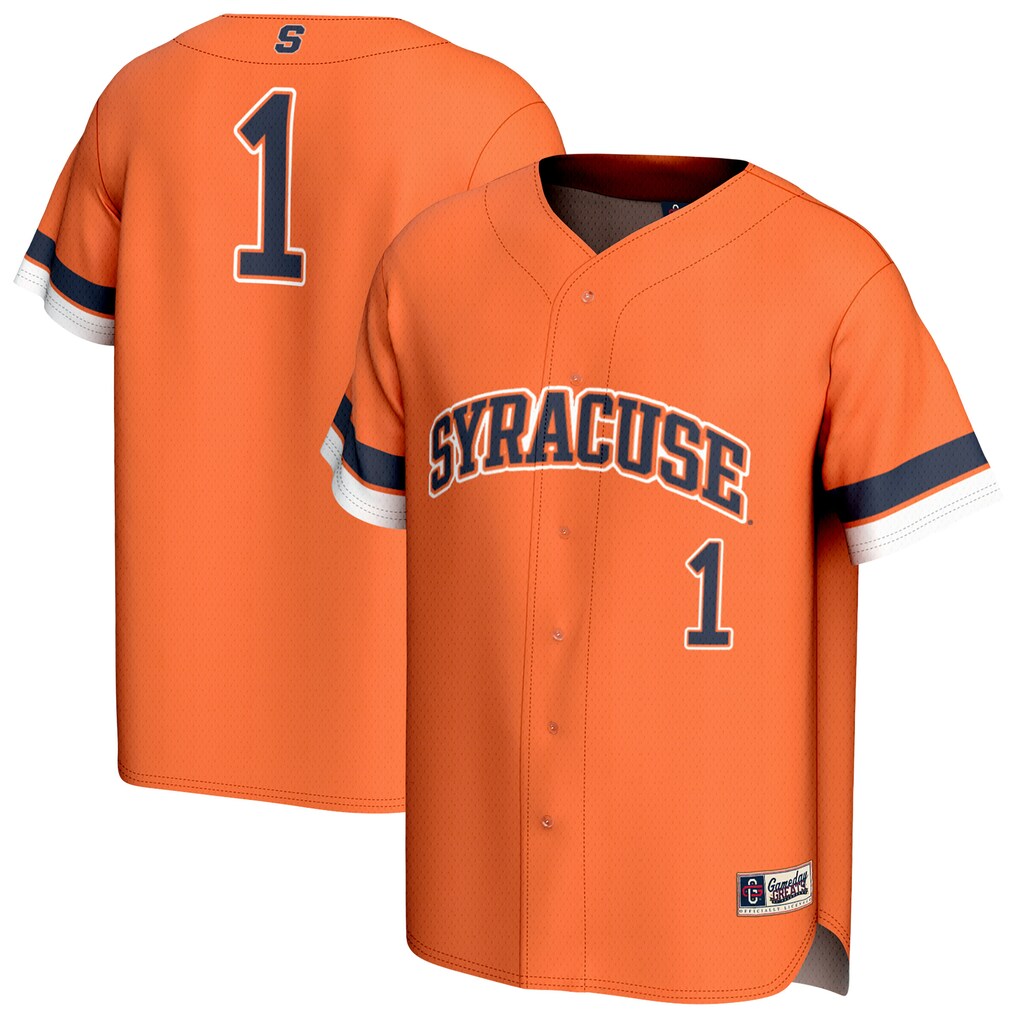 Youth GameDay Greats Orange Syracuse Orange Lightweight Collegiate Baseball Fashion Jersey - Jersey
