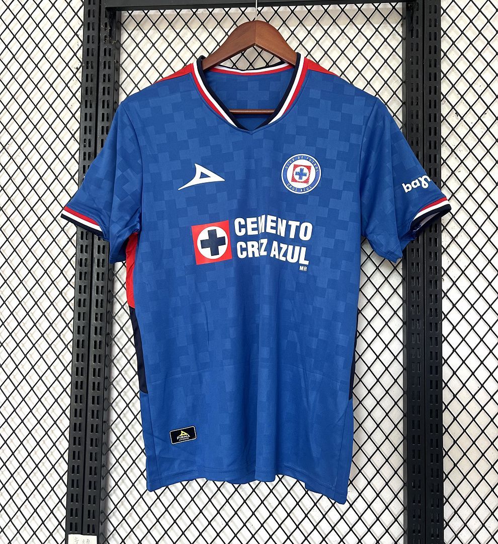 Cruz Azul Soccer Jersey Home Custom Shirt 2025-26 - Jersey