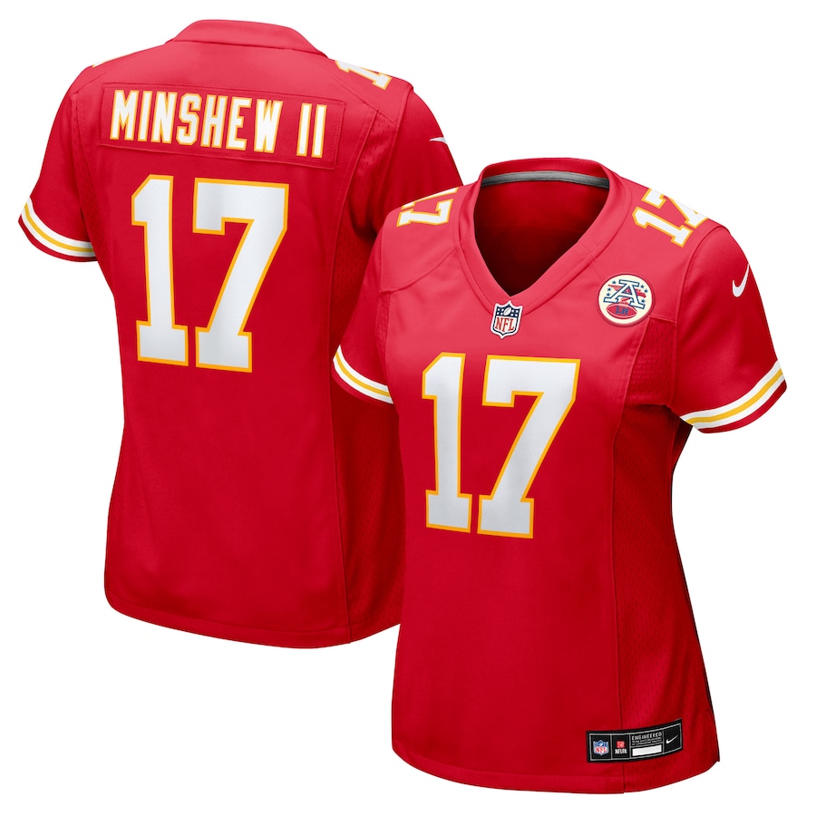 Women's Kansas City Chiefs Gardner Minshew II Nike Red Team Game Jersey - Jersey