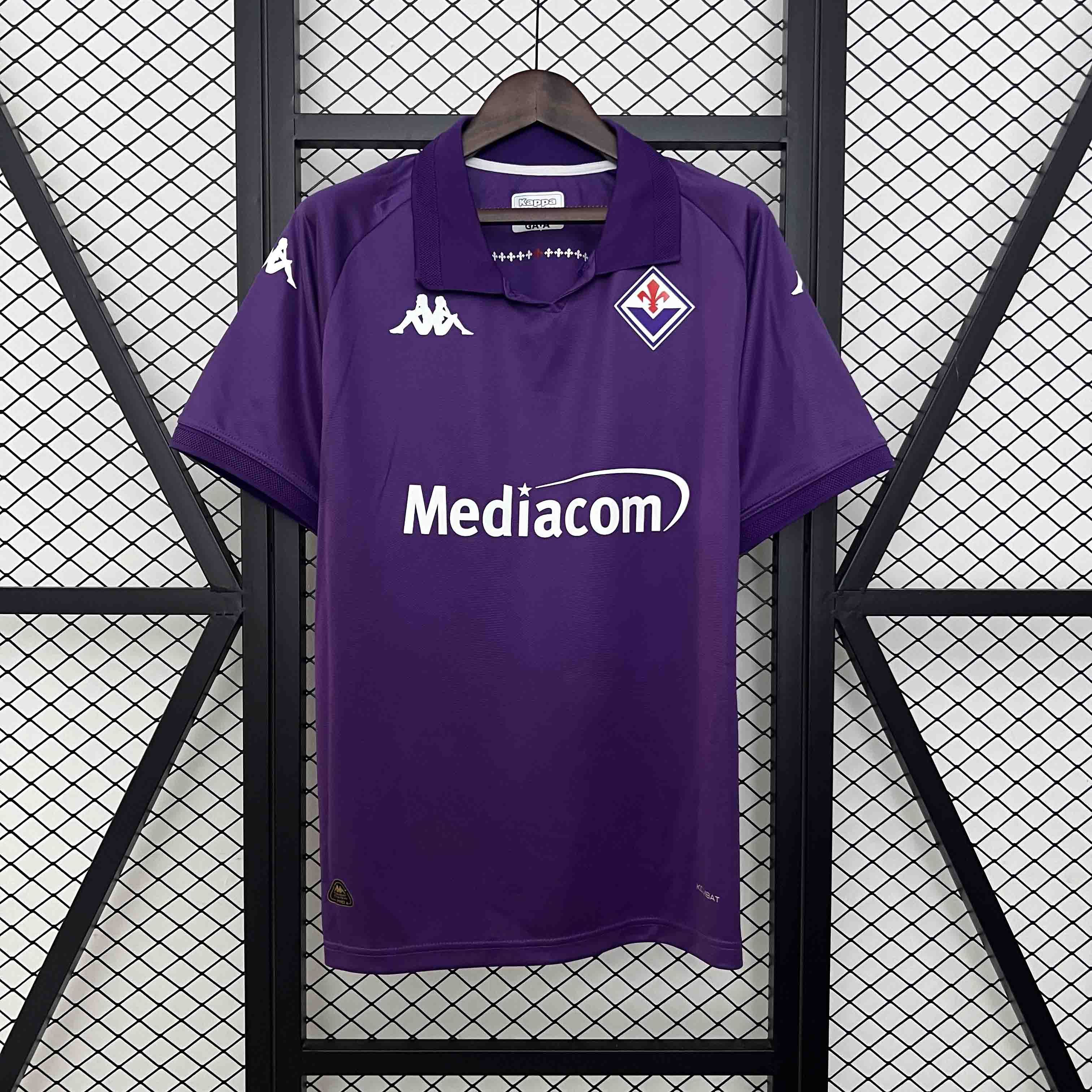 Fiorentina Soccer Jersey Home Custom Shirt 2024/25 - Jersey