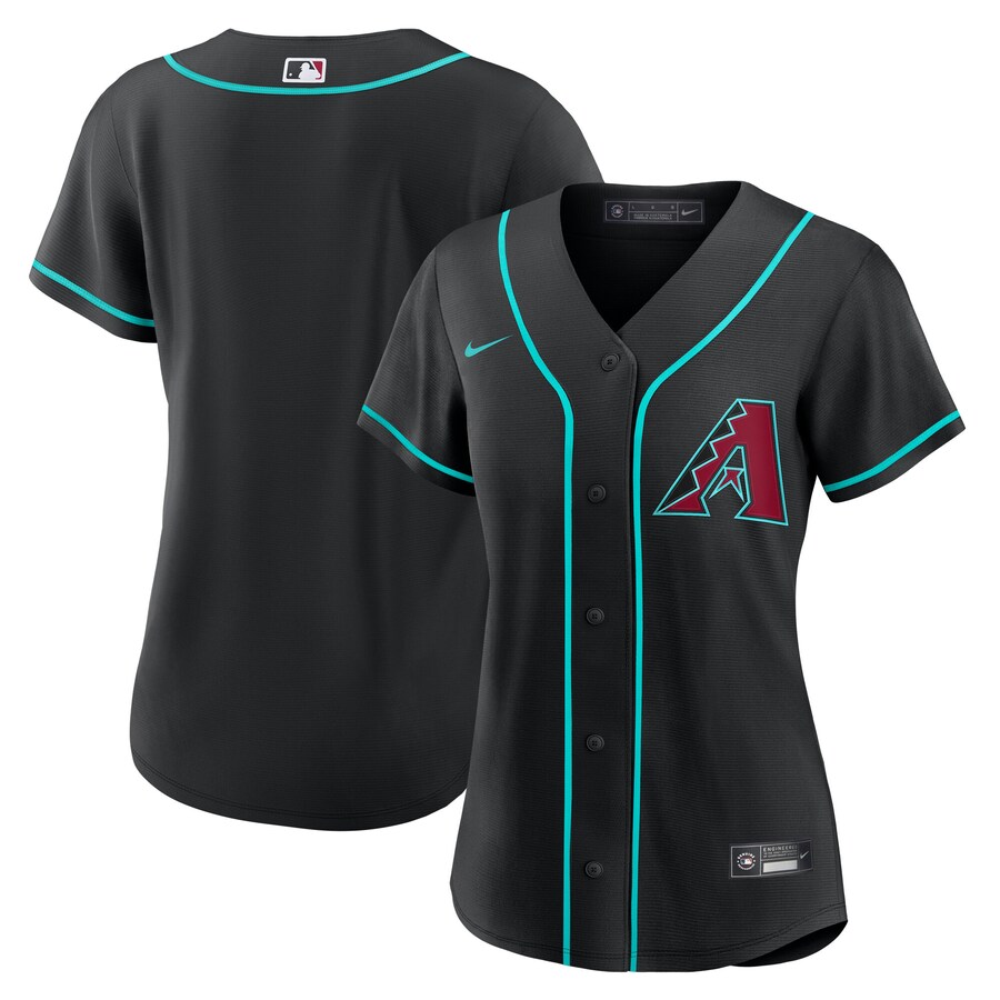Women's Arizona Diamondbacks Nike Black Alternate Replica Jersey - Jersey