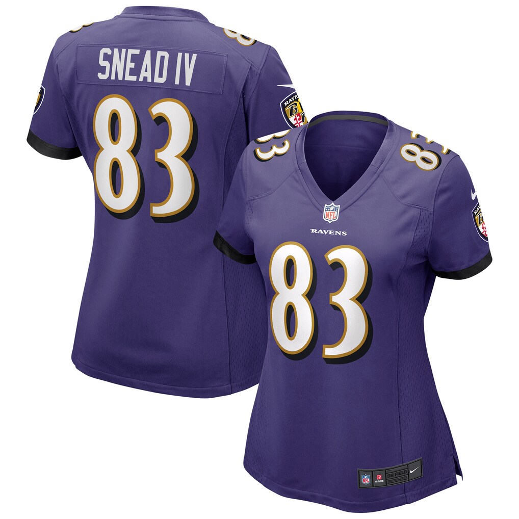 Women's Baltimore Ravens Willie Snead IV Nike Purple Game Jersey - Jersey