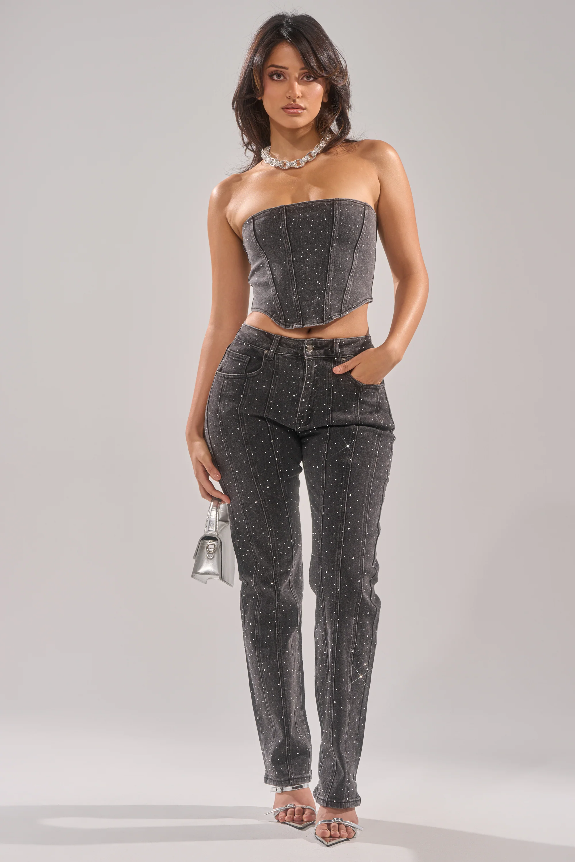 LETS GET IT RELAXED DENIM PANT - Akira Wear