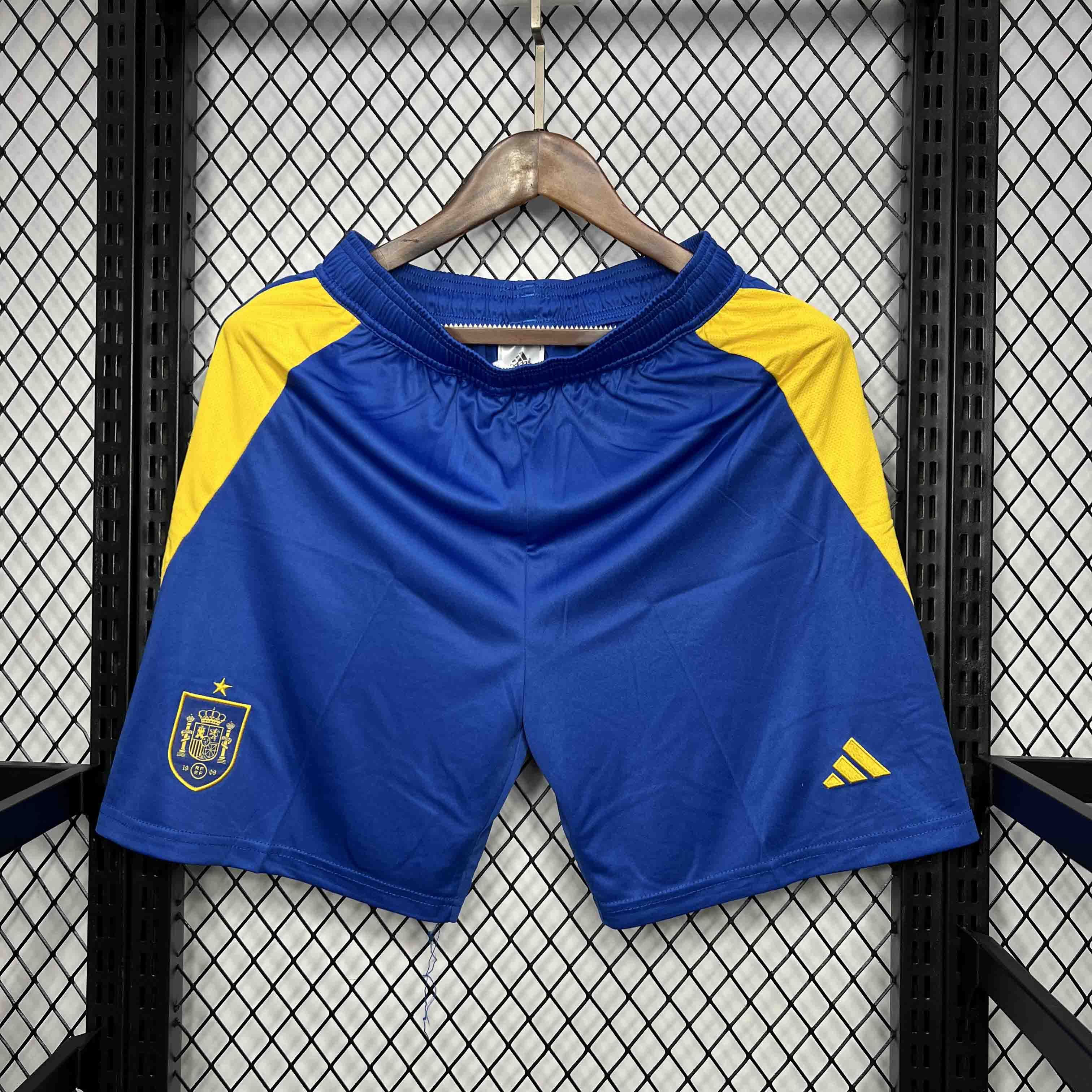 Spain Soccer Jersey Away Custom Shorts EURO 2024 - Jersey