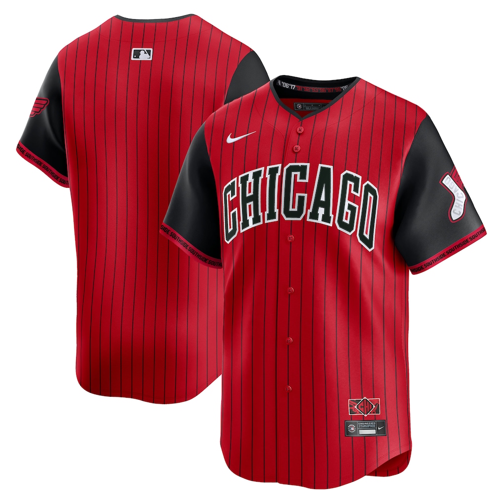 Men's Chicago White Sox Nike  Red/Black 2025 City Connect Limited Jersey - Jersey