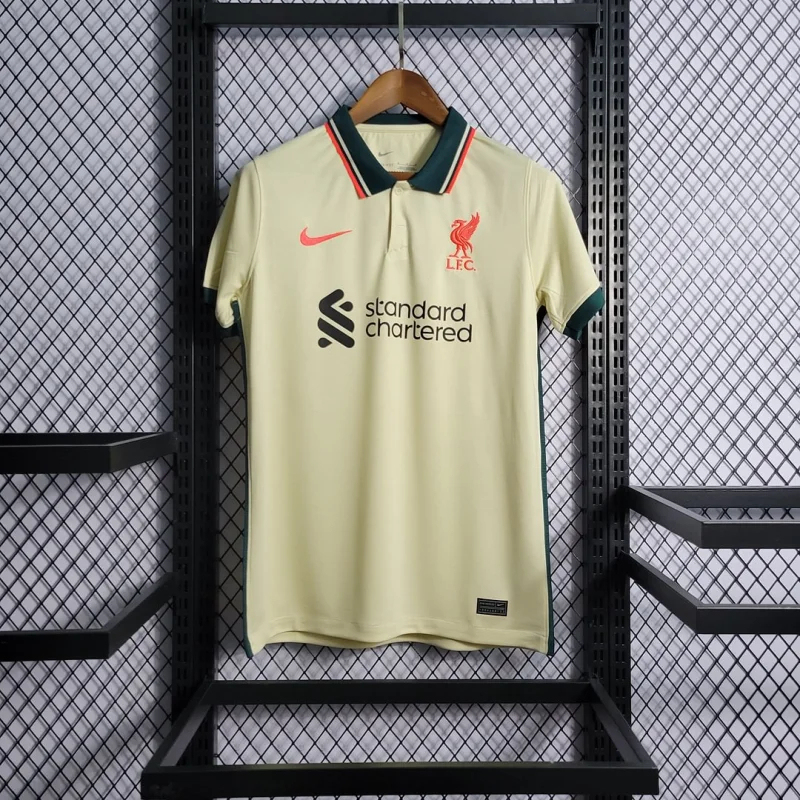 Liverpool Retro Football Jersey Away Custom Shirt 2021/22 - Jersey