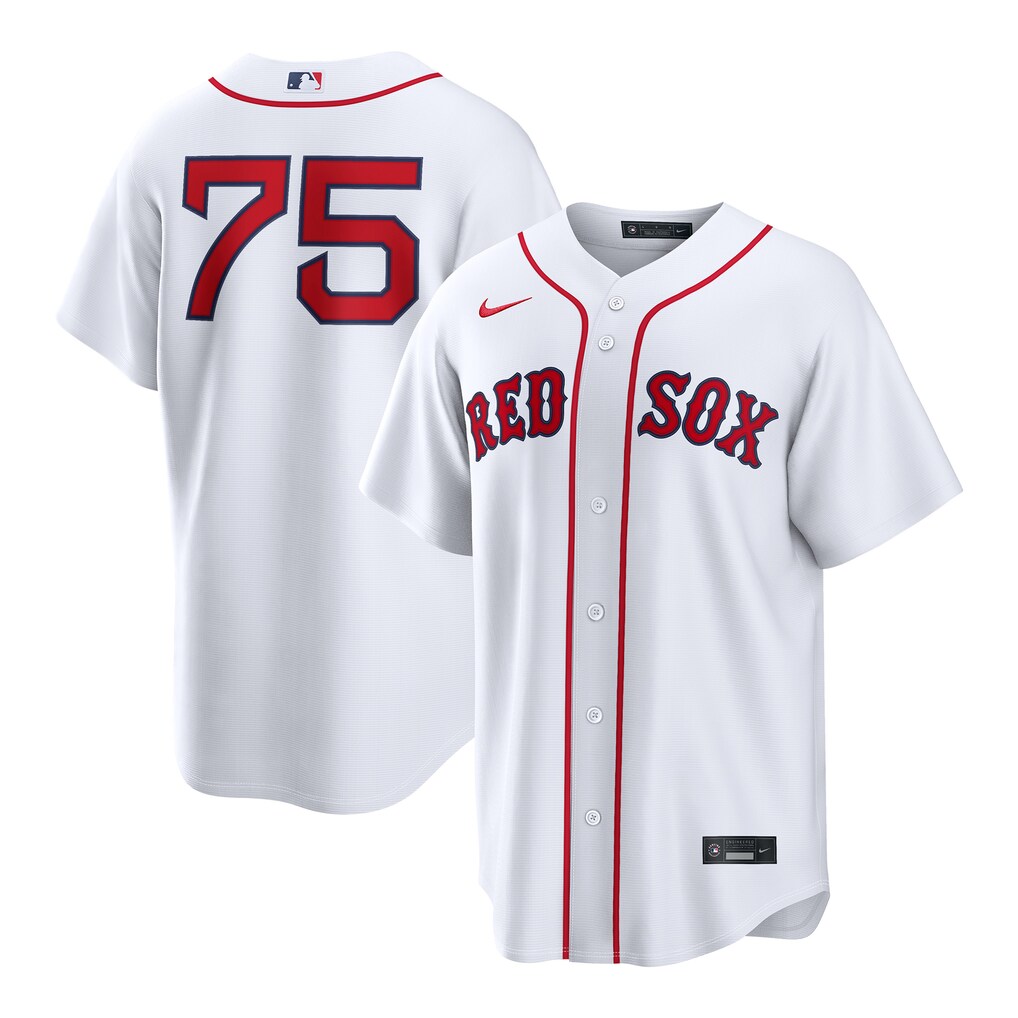 Men's Boston Red Sox Carlos Narváez Nike White Home Replica Jersey - Jersey