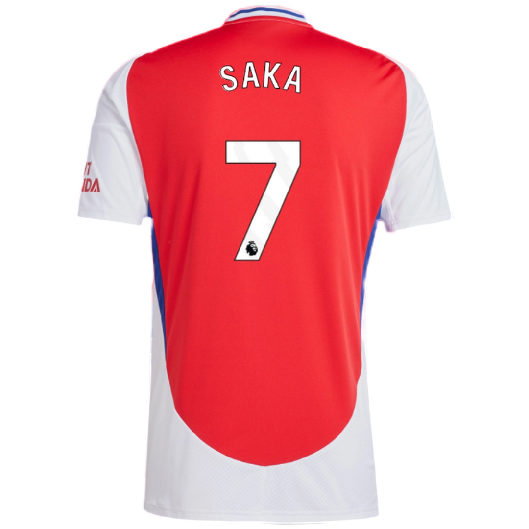 SAKA #7 Arsenal Soccer Jersey Home Custom Shirt 2024/25 - Jersey