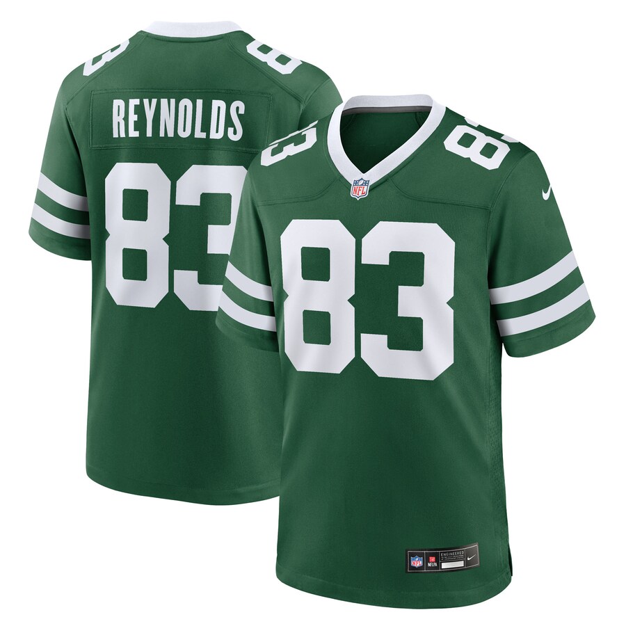 Men's New York Jets Josh Reynolds Nike Legacy Green Team Game Jersey - Jersey