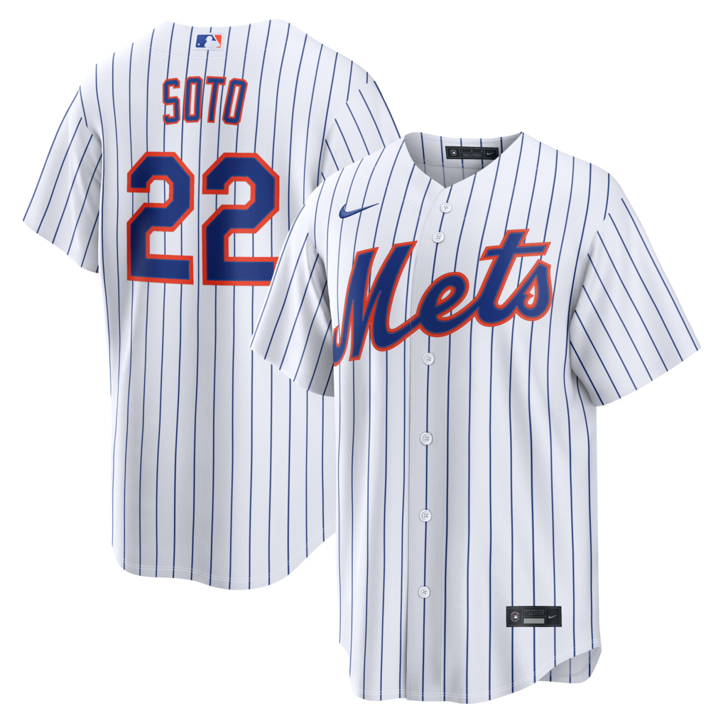 Men's New York Mets Juan Soto Nike White Home Replica Jersey - Jersey