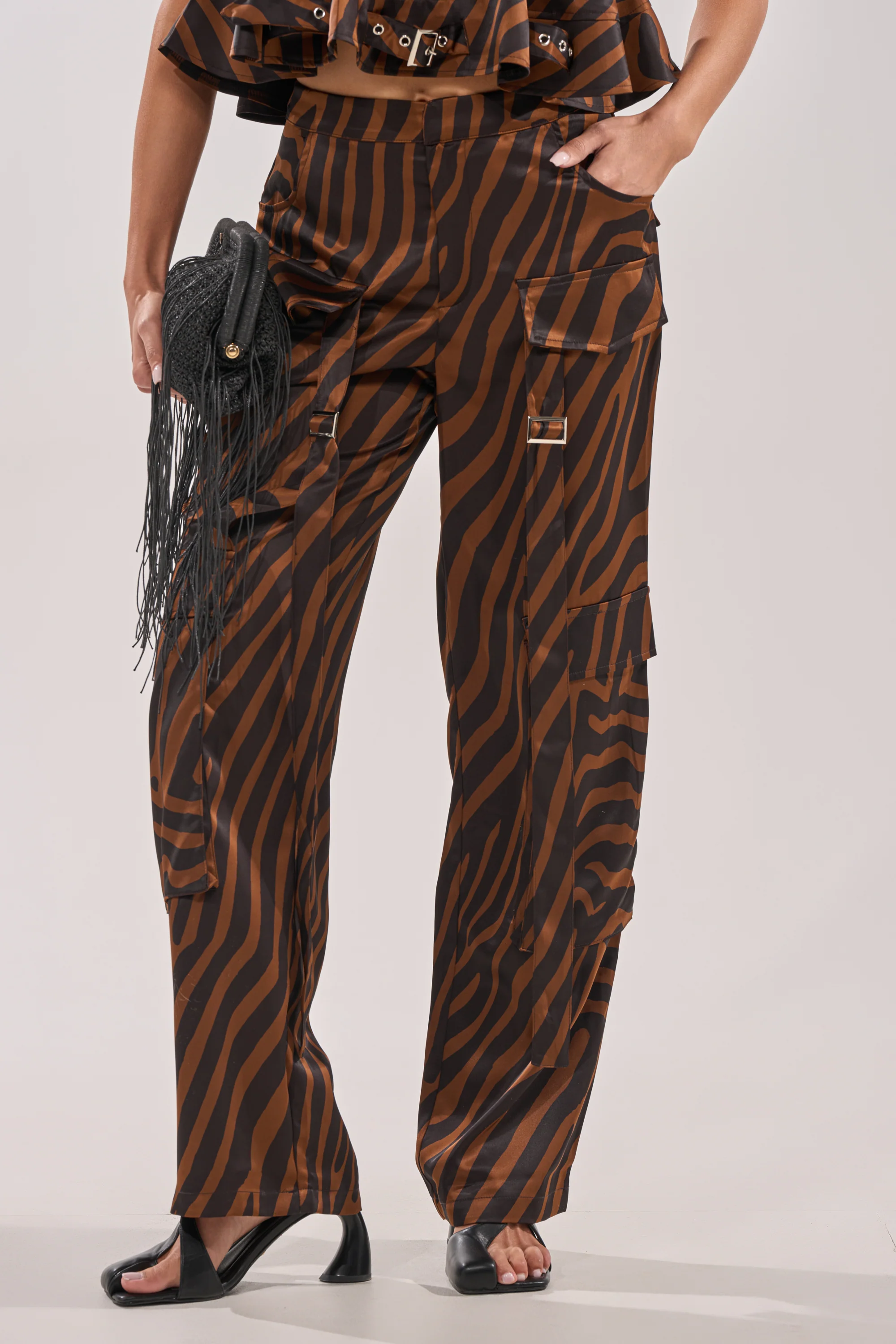 INTO THE WILD ZEBRA TROUSER - Akira Wear