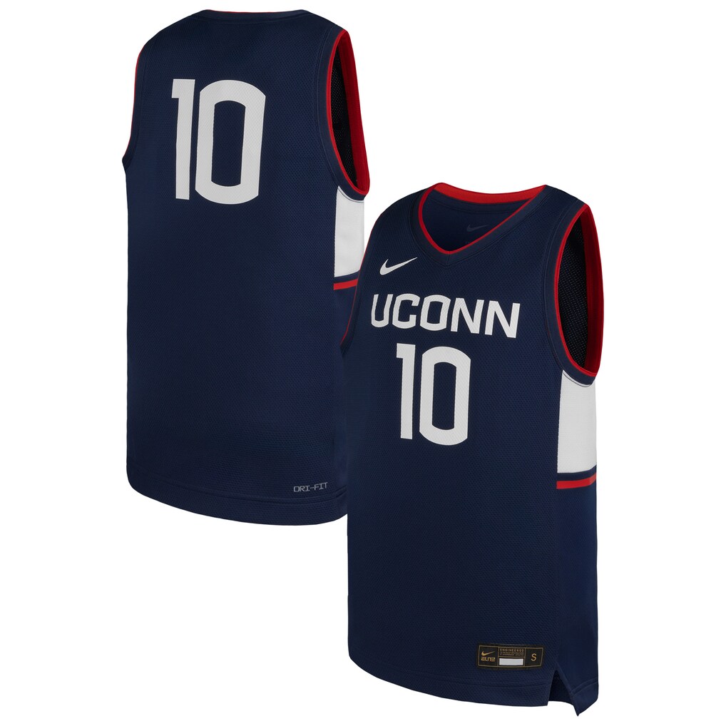 Youth Jordan Brand #10 Navy UConn Huskies Replica Basketball Jersey - Jersey