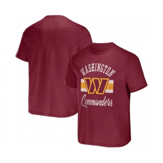 Men's Washington Commanders Burgundy x Darius Rucker Collection Stripe T-Shirt - Jersey