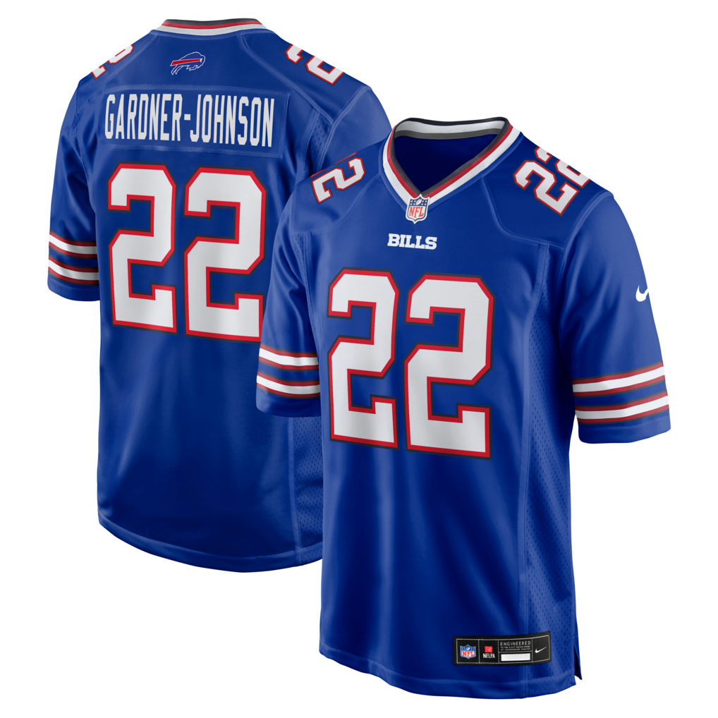 Men's Buffalo Bills Chauncey Gardner-Johnson Nike Royal Team Game Jersey - Jersey