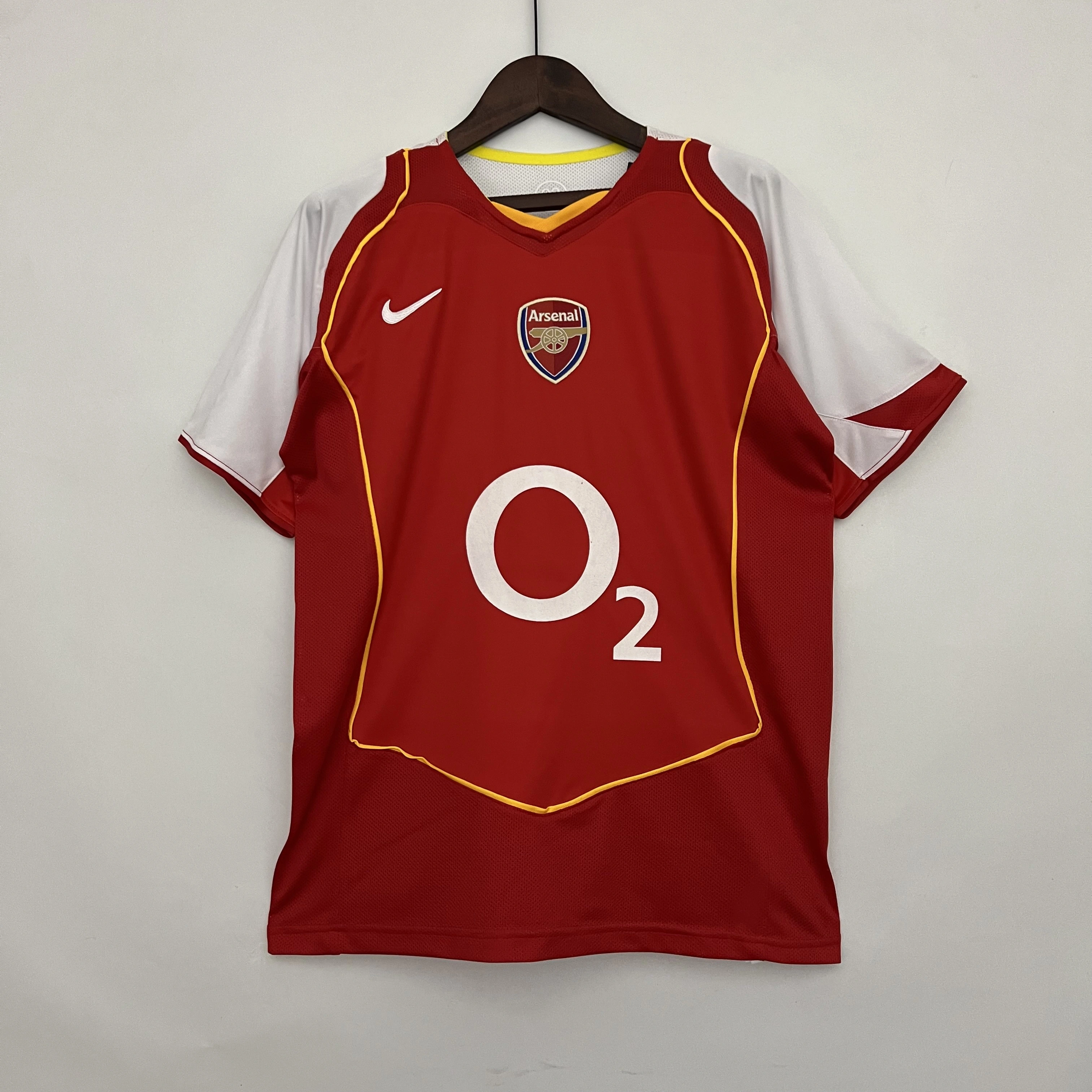 Arsenal Soccer Retro Jersey Home Custom Shirt 2004-05 - Jersey