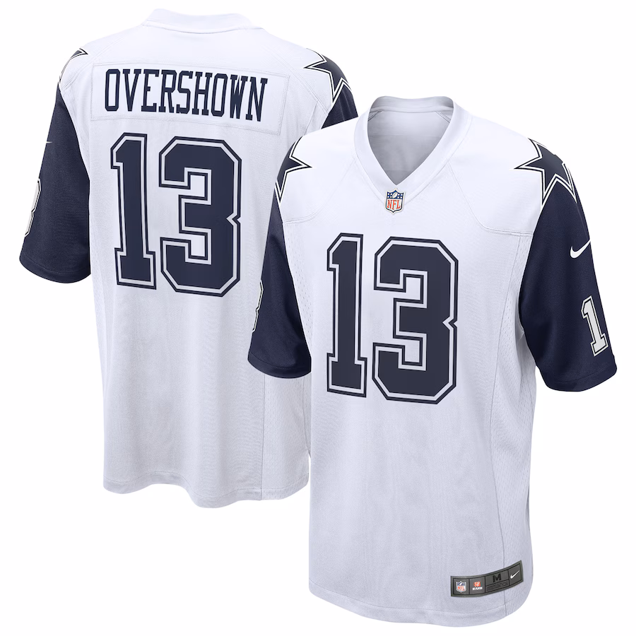 Men's Dallas Cowboys DeMarvion Overshown Nike White Alternate Game Team Jersey - Jersey