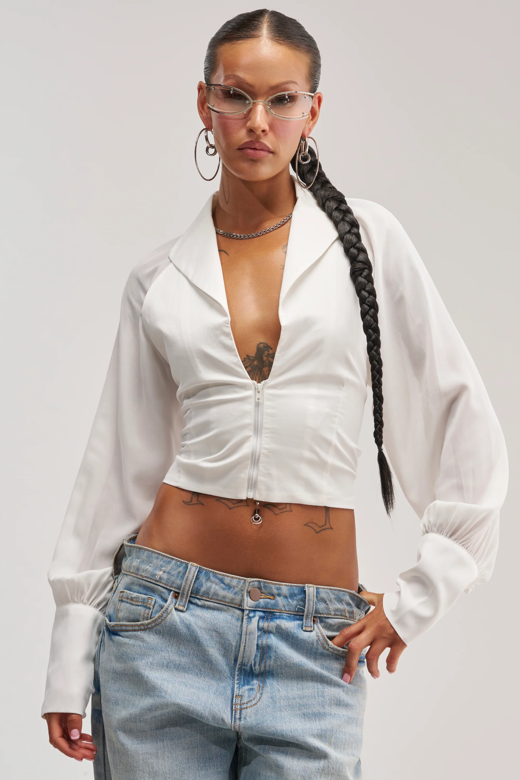 EFFORTLESS CORSET BLOUSE TOP - Akira Wear