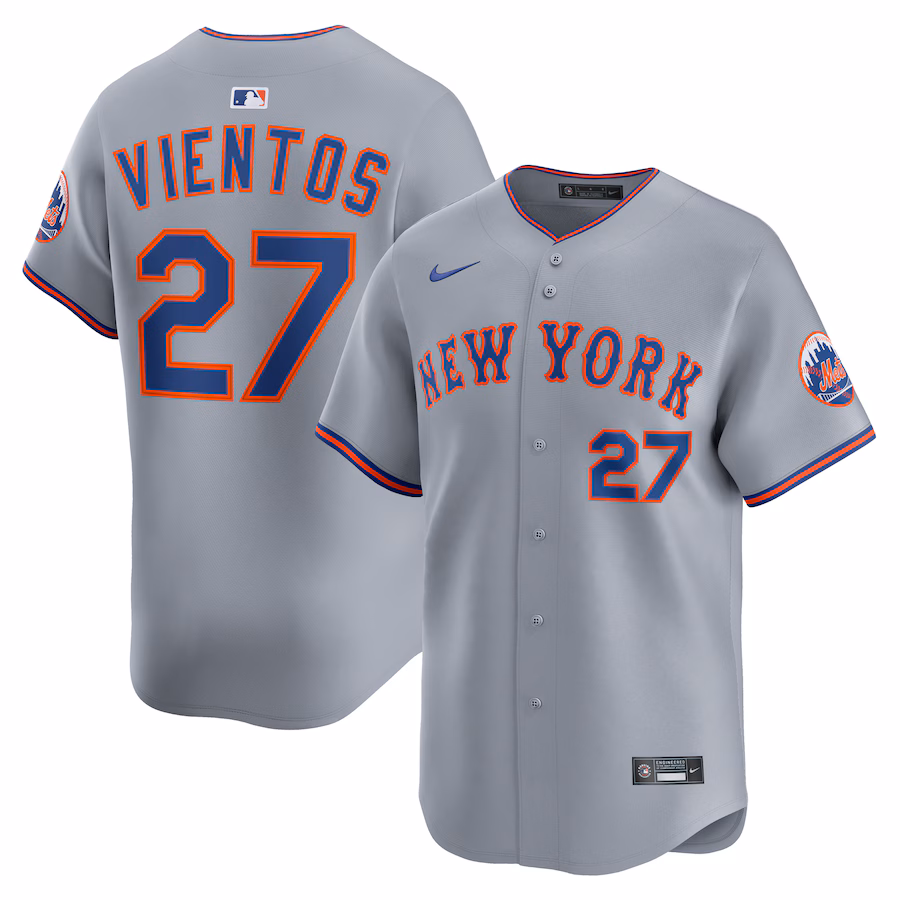 Men's New York Mets Mark Vientos Nike Gray All-Star Limited Jersey - Jersey