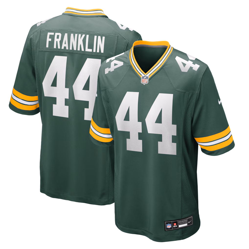 Men's Green Bay Packers Zaire Franklin Nike Green Game Jersey - Jersey