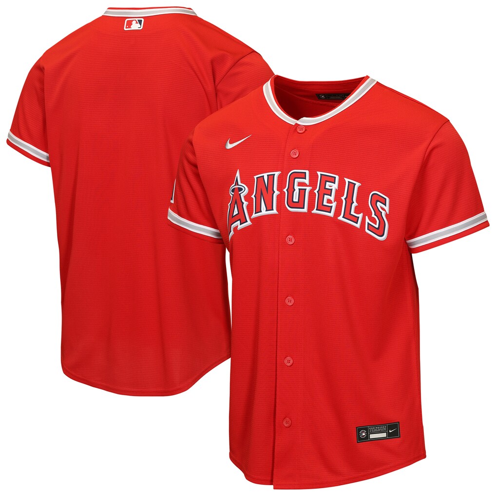 Youth Los Angeles Angels  Nike Red Alternate Stadium Jersey - Jersey