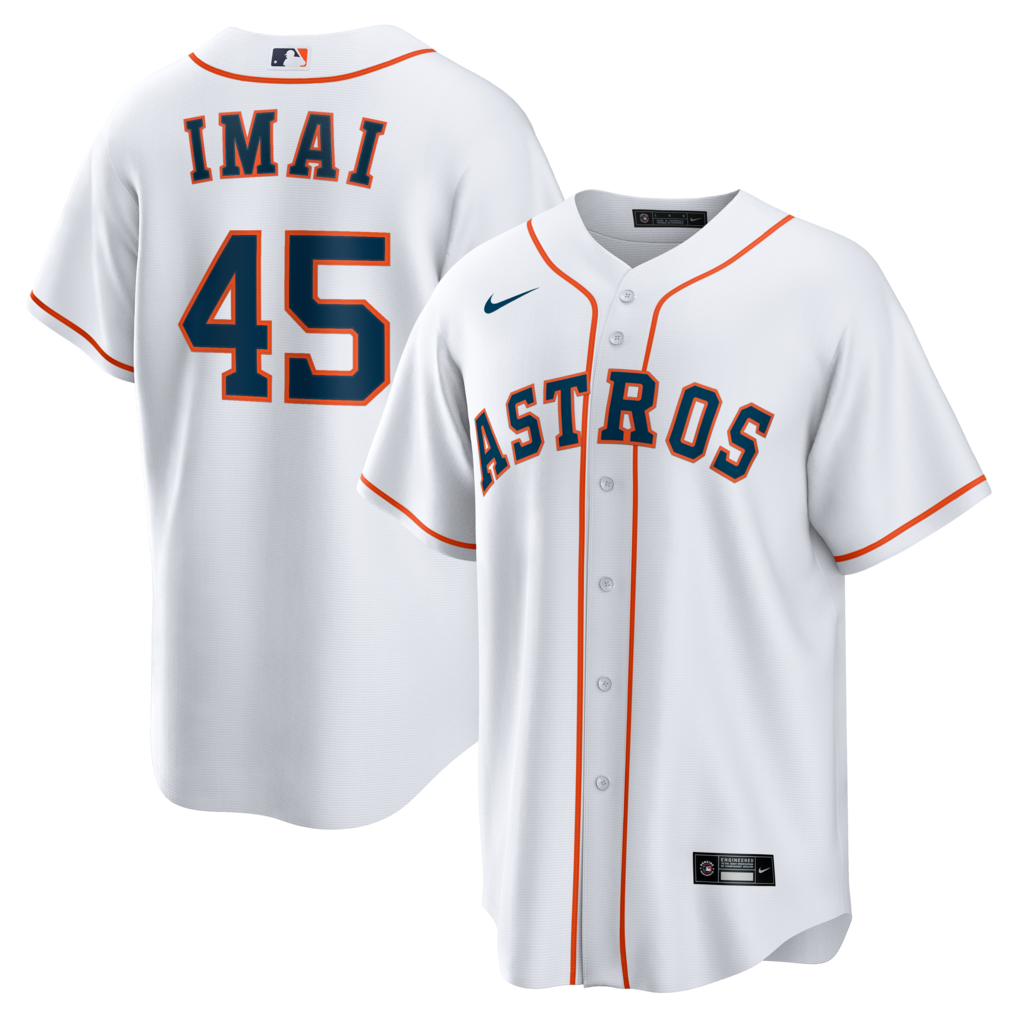 Men's Houston Astros Tatsuya Imai Nike White Home Replica Jersey - Jersey