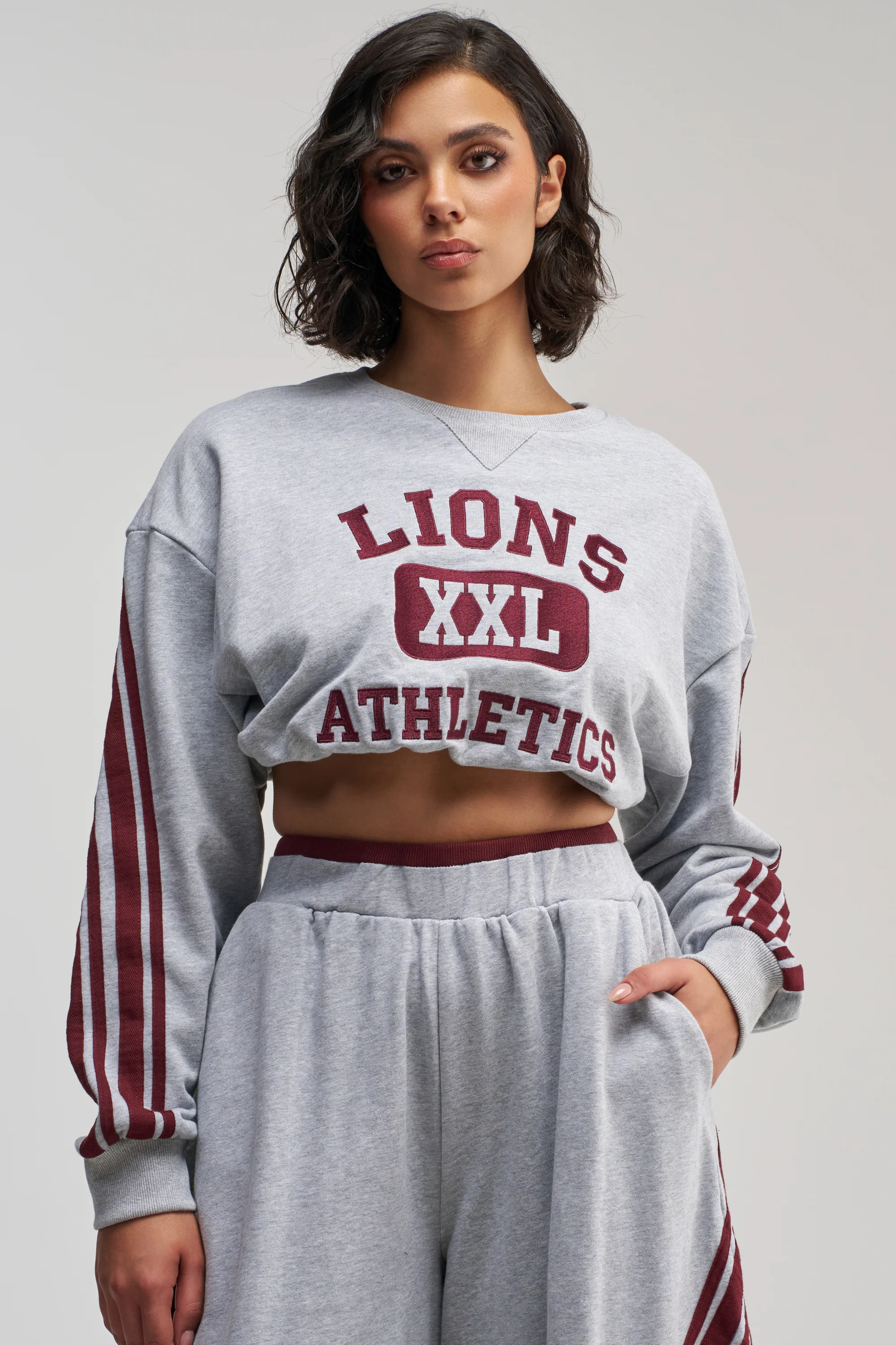 VICTORY LANE STRIPED SWEATSHIRT - Akira Wear