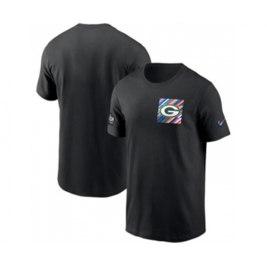 Men's Green Bay Packers Black 2023 Crucial Catch Sideline Tri-Blend T-Shirt - Jersey