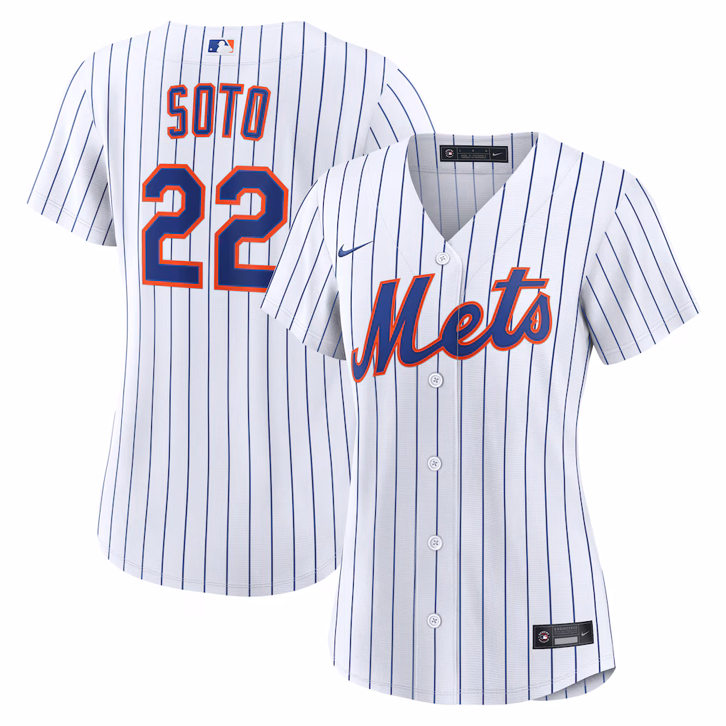 Women's New York Mets Juan Soto Nike White Home Replica Jersey - Jersey