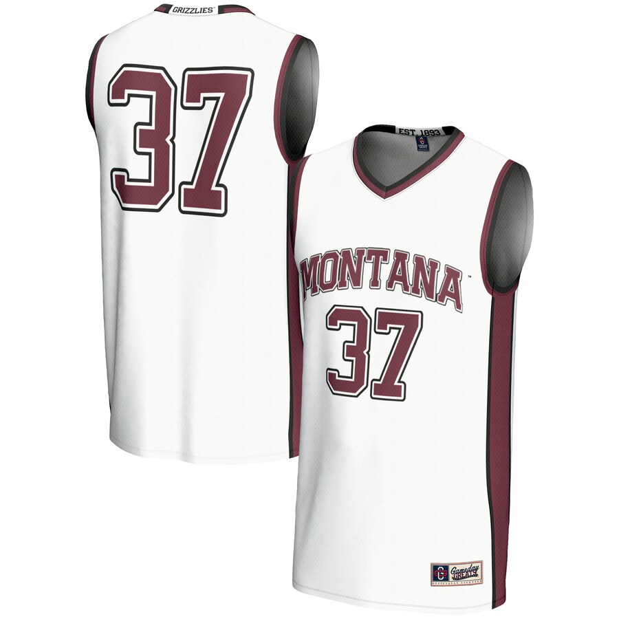 Youth GameDay Greats #37 White Montana Grizzlies Lightweight Basketball Jersey - Jersey
