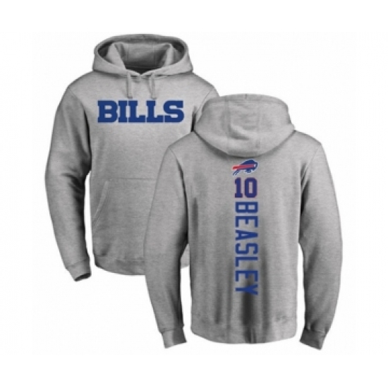 Football Buffalo Bills #10 Cole Beasley Ash One Color Pullover Hoodie - Jersey