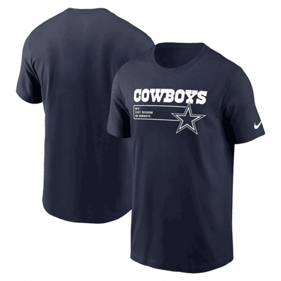 Men's Dallas Cowboys Navy Division Essential T Shirt - Jersey