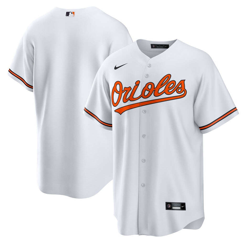 Men's Baltimore Orioles Nike White Home Big & Tall Replica Jersey - Jersey
