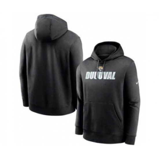 Men's Jacksonville Jaguars Black Fan Gear Local Club Pullover Hoodie - Jersey