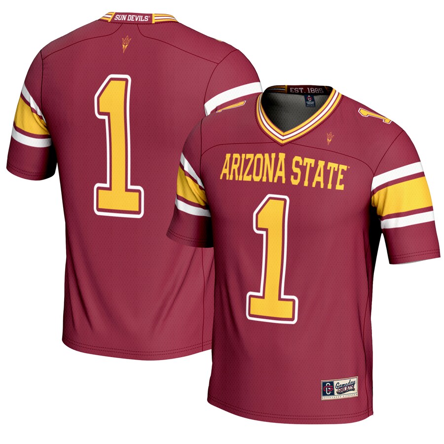 Youth GameDay Greats #1 Maroon Arizona State Sun Devils Football Jersey - Jersey