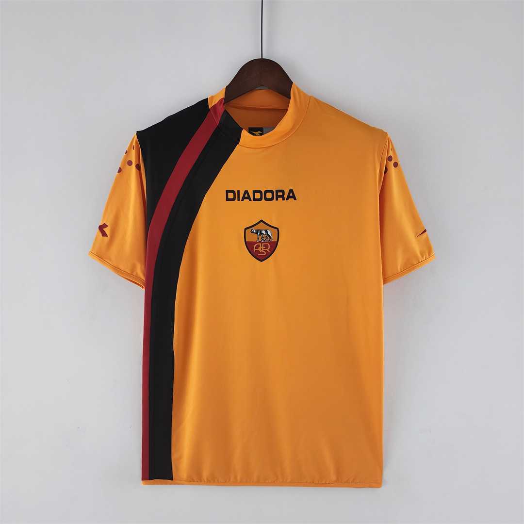 Roma Retro Soccer Jersey Home Custom Shirt 2005/06 - Jersey