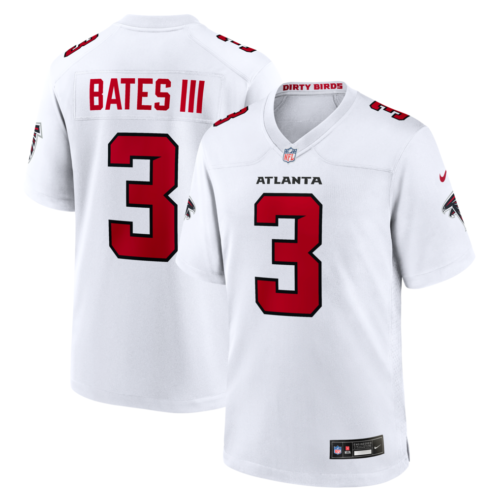 Men's Atlanta Falcons Jessie Bates III Nike White Game Jersey - Jersey