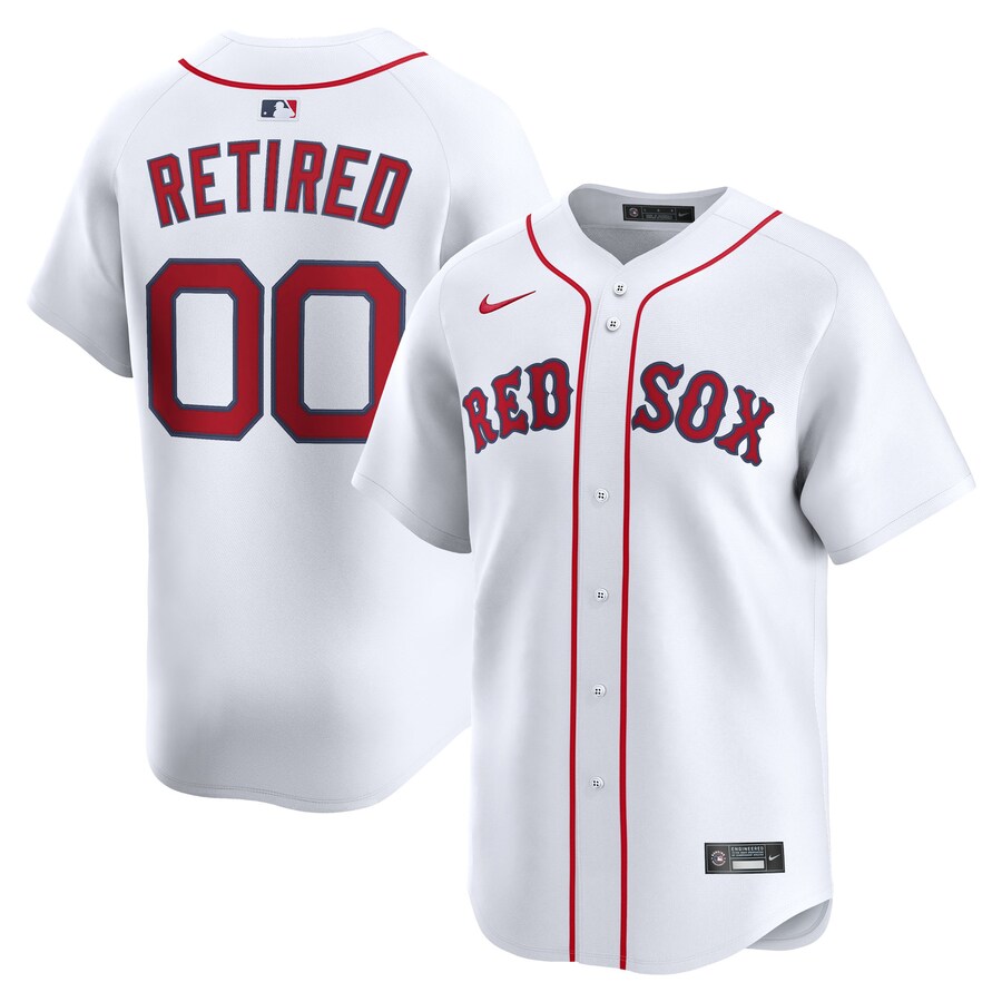 Men's Boston Red Sox Nike White Home Limited Pick-A-Player Retired Roster Jersey - Jersey