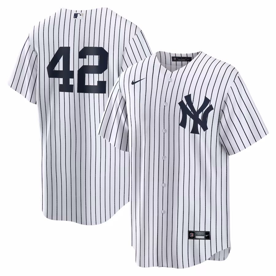 Men's New York Yankees Mariano Rivera Nike White Home Retired Player Replica Jersey - Jersey