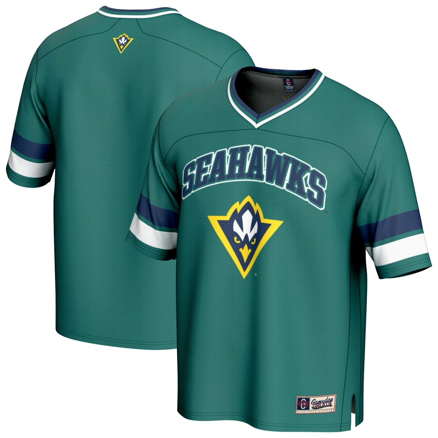 Youth GameDay Greats Teal UNC Wilmington Seahawks Football Jersey - Jersey