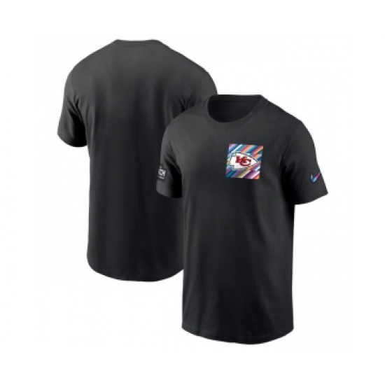 Men's Kansas City Chiefs Black 2023 Crucial Catch Sideline Tri-Blend T-Shirt - Jersey