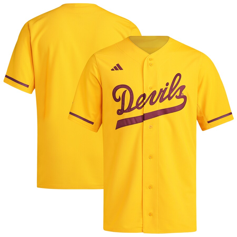 Men's adidas  Gold Arizona State Sun Devils Replica Baseball Jersey - Jersey
