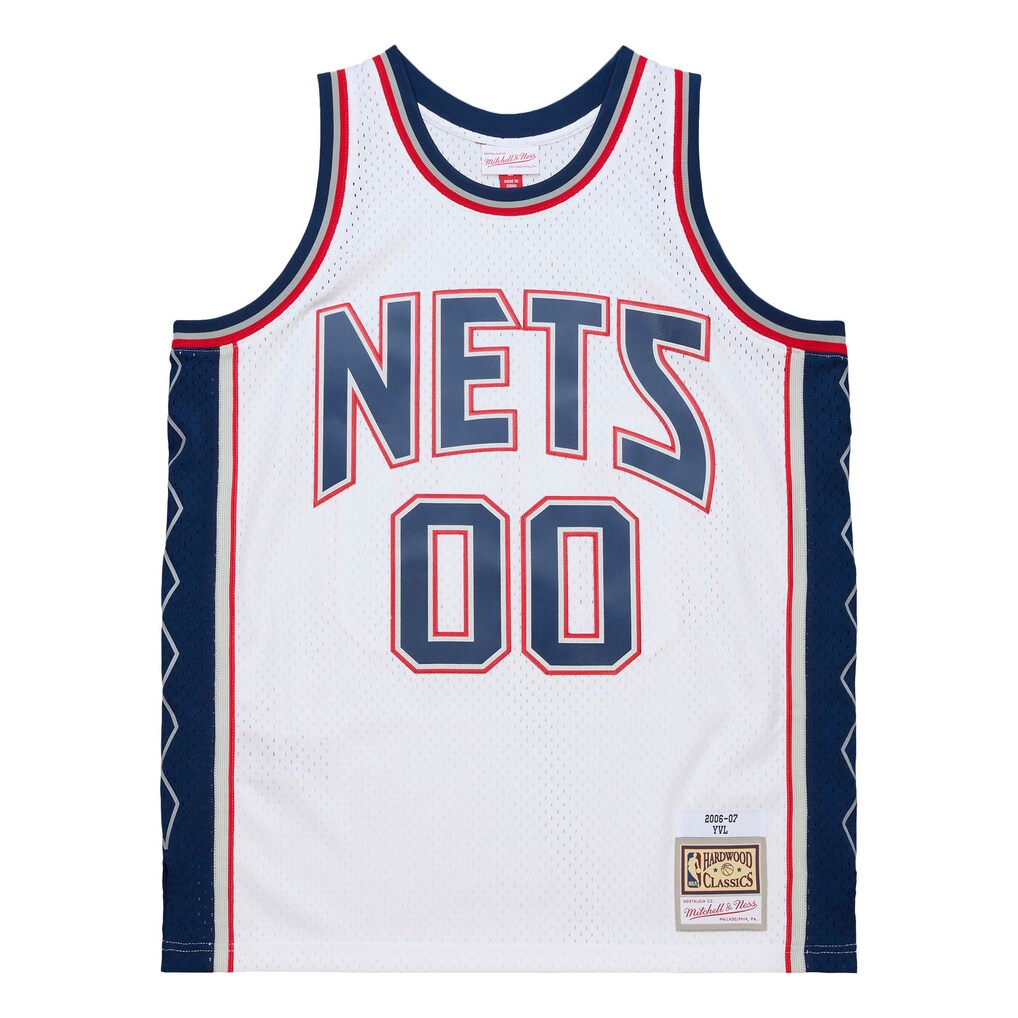Men's New Jersey Nets Mitchell & Ness x Playboi Carti White 2006-07 Swingman Jersey - Jersey