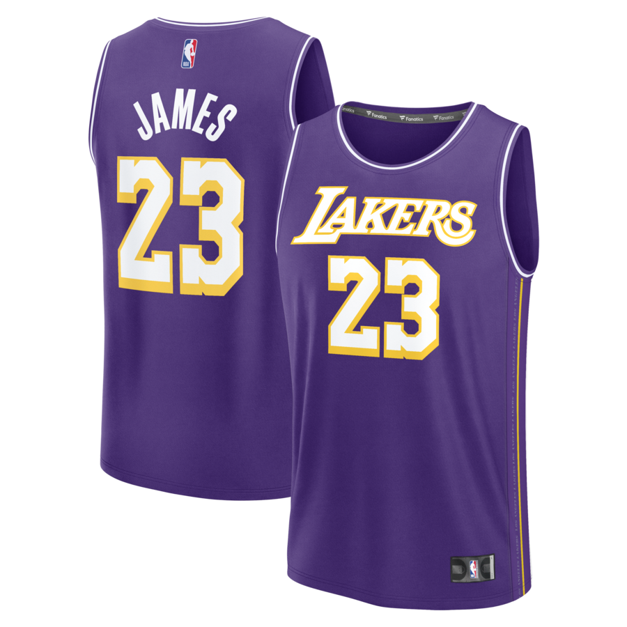 Youth Los Angeles Lakers LeBron James Fanatics Purple Fast Break Jersey - Statement Edition - Jersey