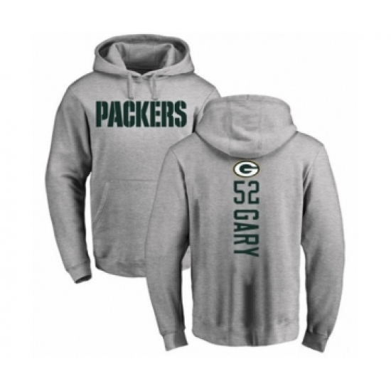 Football Green Bay Packers #52 Rashan Gary Ash Backer Hoodie - Jersey