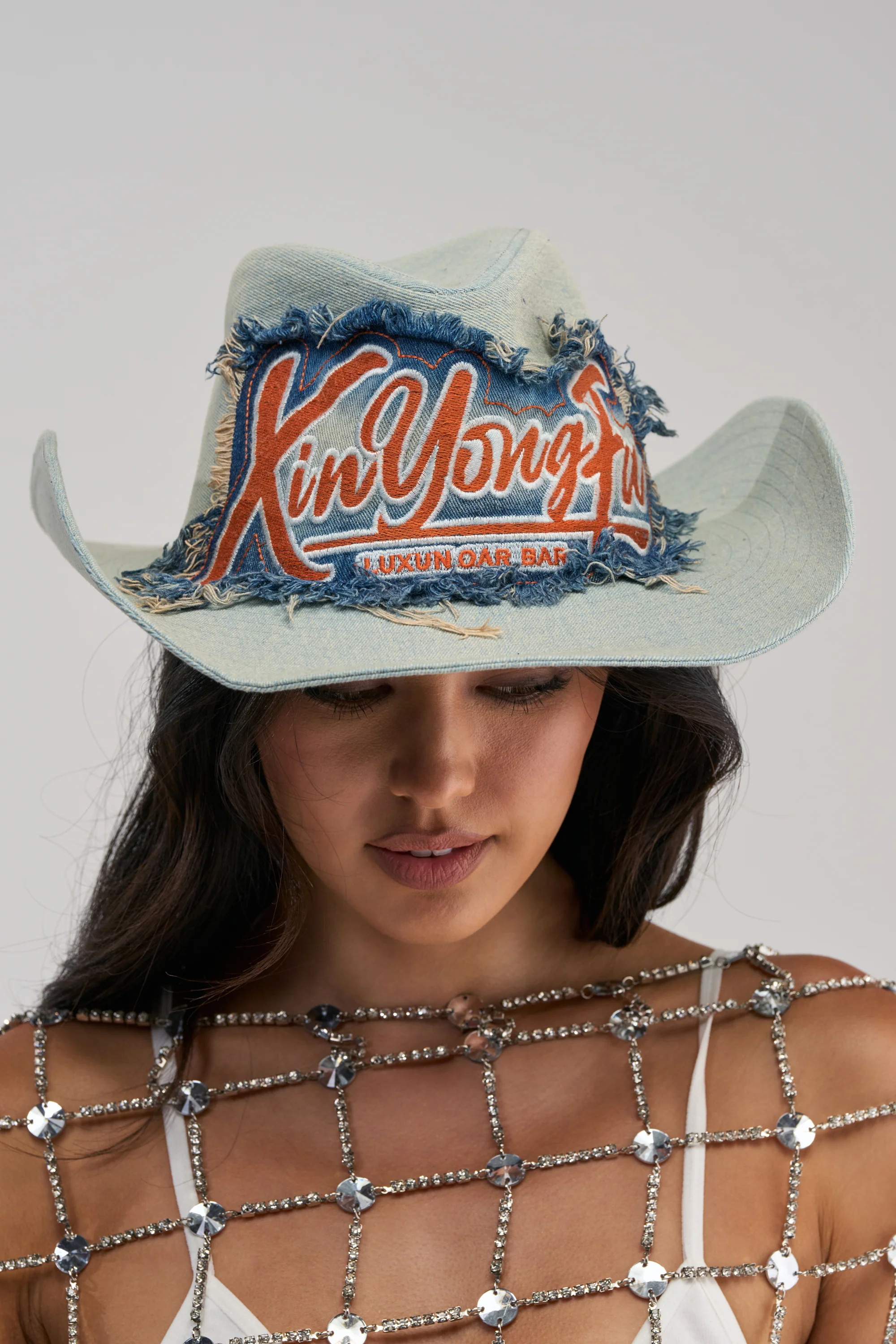 WITH THE TIMES DENIM COWBOY HAT - Akira Wear