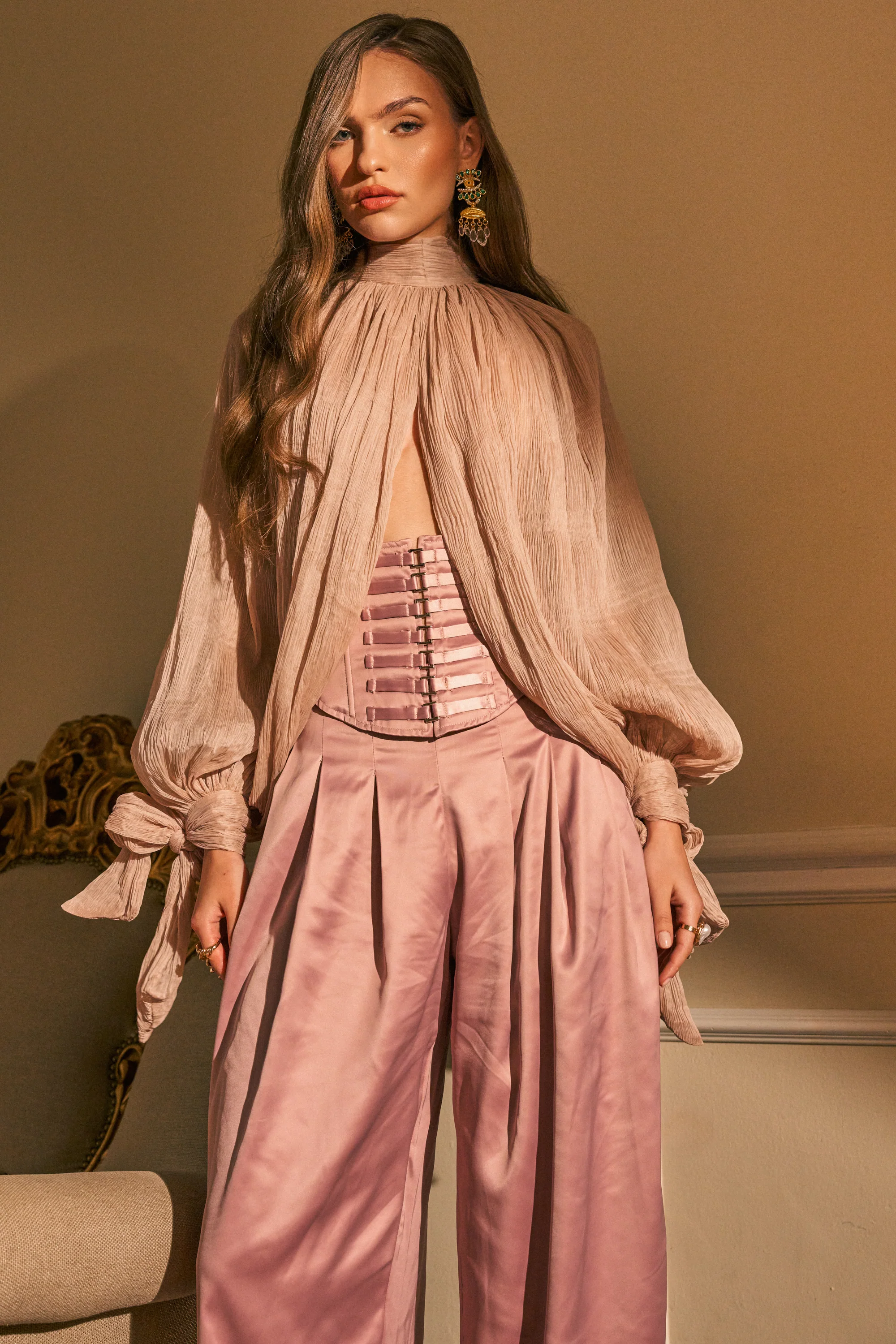 SOFT SEDUCTION CHIFFON BLOUSE - Akira Wear