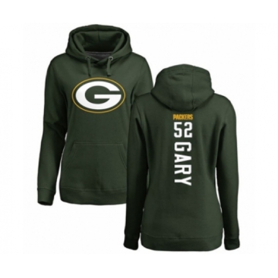 Football Women's Green Bay Packers #52 Rashan Gary Green Backer Hoodie - Jersey
