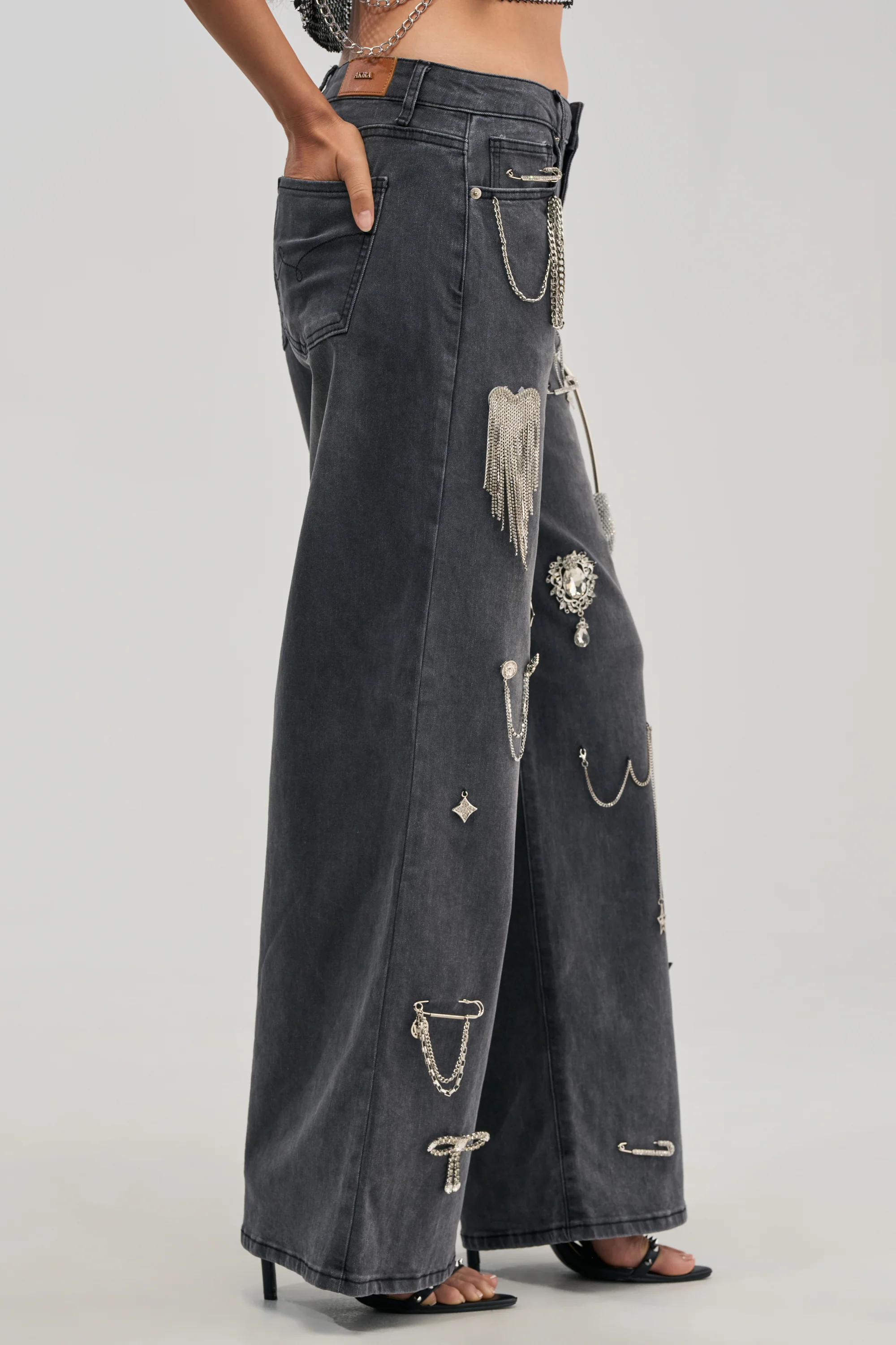 THE BEST ONE YET RELAXED FIT BLING DENIM JEANS - Akira Wear